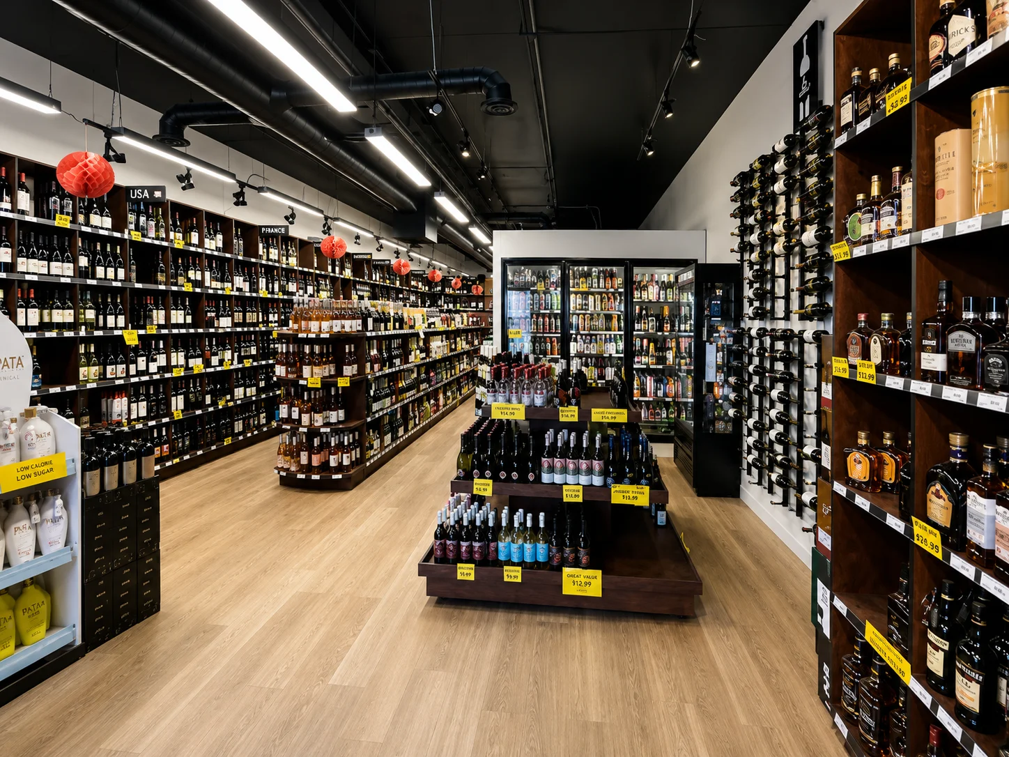 Curated wine and spirits selection at Always Liquor, Springbank Hill liquor store in Calgary